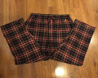 Ralph Lauren, men's flannel, plaid, pajama pants, size XL (40-42)