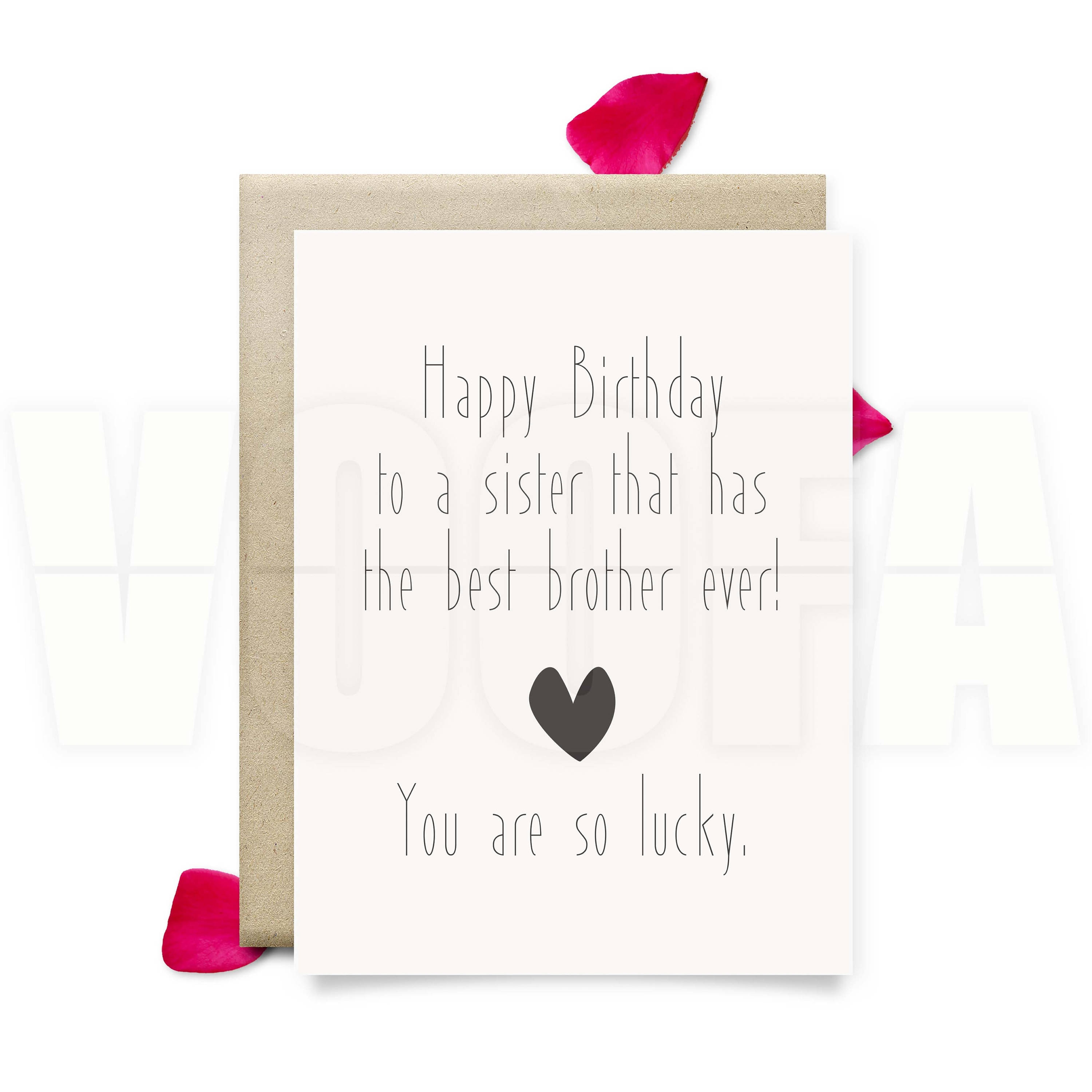 funny sister birthday card gift for sister printable sister