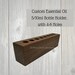 Wood Essential Oil Stand for Rollerballs 4-6 Holes. Essential Oil Storage. Display for 5, 10, or 30ML Rollerballs. Custom Oil Holder