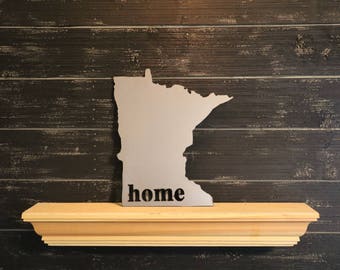 Choose your state or country Metal Steel Cutout Sign