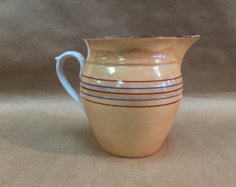 C.1940's Czechoslovakia Lusterware 8oz Pitcher