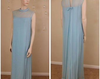 vintage 70s long maxi dress by Emma Domb ,Neiman Marcus size 11