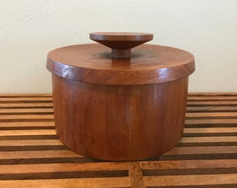 Dansk Teak Ice Bucket - 4 Ducks