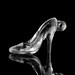 Acrylic Shoe - "Glass" Slipper - Package of 10