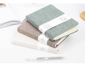 Linen cover notebook,Art journal,Sketchbook,Planner,Diary,Hard cover notebook,Notepads