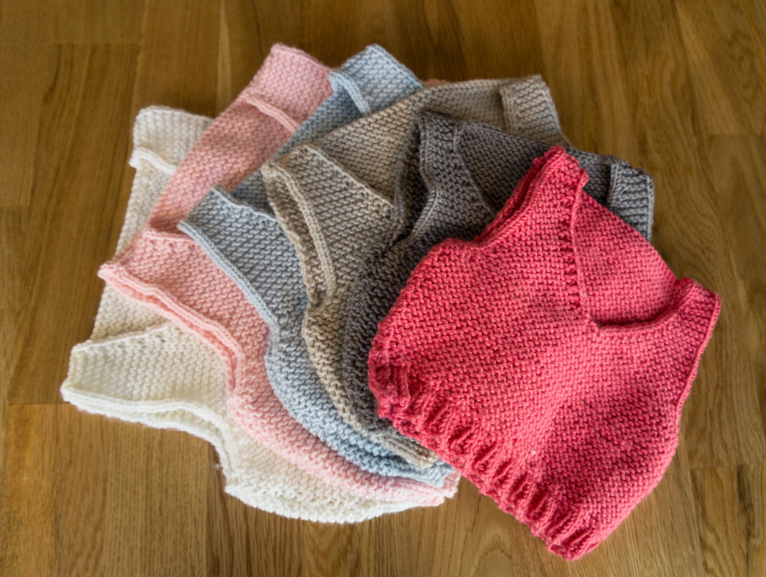 Easy Knitting Pattern baby vest / baby body warmer