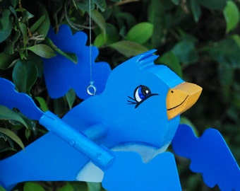Bluebird of Happiness Whirlygig