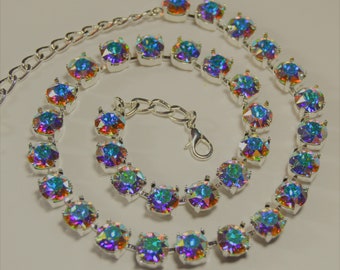 Crystal Aurora Borealis Swarovski Crystal Necklace