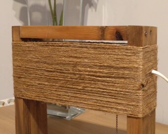 wood lamp, desk lamp, handcraft lamp, design lamp