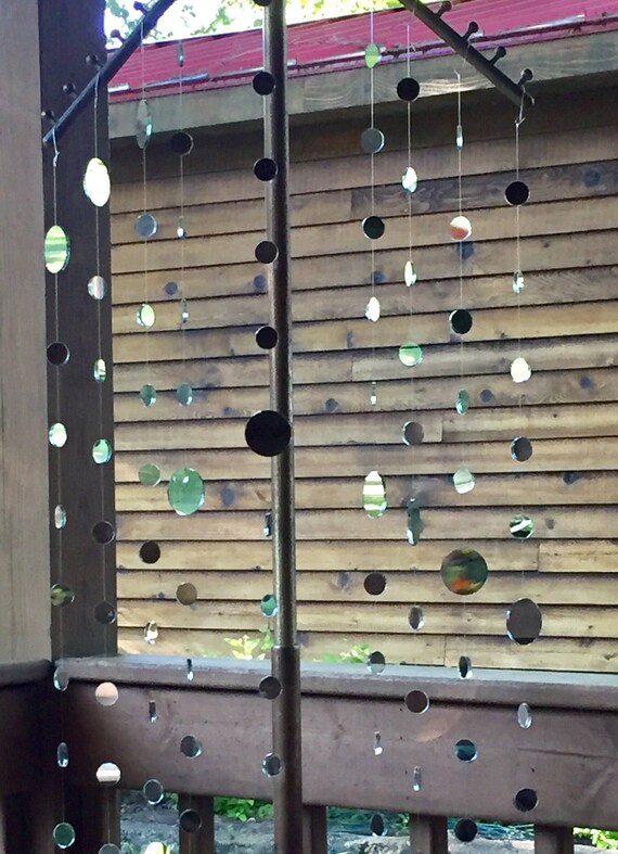 Glass Mirror Garden Garland 3 Foot Lengths
