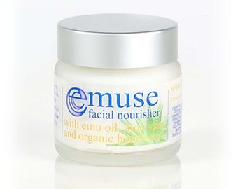 Facial Nourisher with Emu oil, Aloe Vera & Organic Honey 60ml / 2oz
