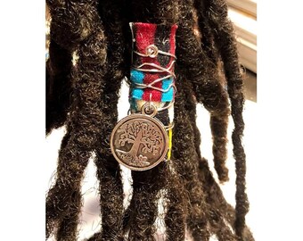 Fabric Bead Loc Jewelry Dreadlock #6