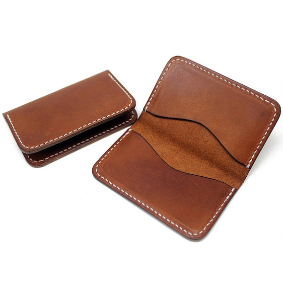 Leather business card holder leather business card case