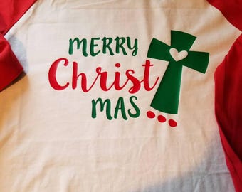 Long sleeve merry Christ mas