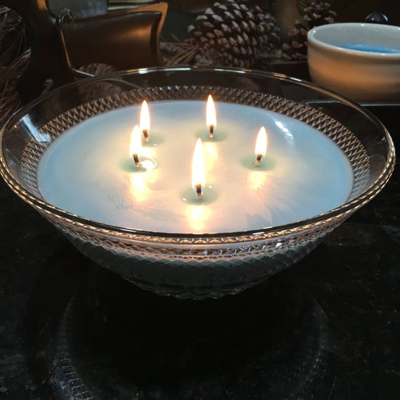 Soy Candle Hand Poured with 5 Wicks in a Extra Large Glass