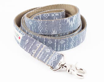 Navajo Chambray Dog Leash
