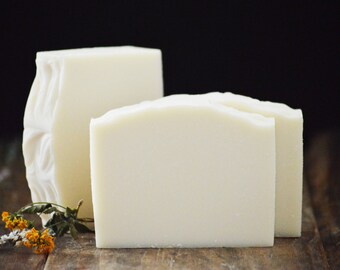 Jasmine + Lilac Soap | Handmade Cold Process Floral Scented Soap, Vegan Natural Homemade Soap, Handcrafted Soap Gift For Women, Soap Bar