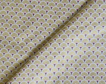 100% cotton poplin fabric - Golden wide ranges patterns