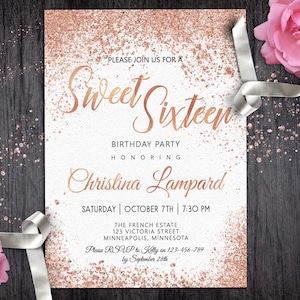 Sweet 16 invitation | Etsy