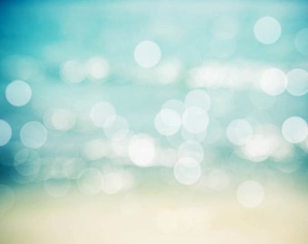abstract print abstract wall art bokeh photography abstract 8x10 11x14 abstract beach art photography decor nautical prints beach photo aqua