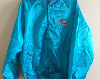 Retro 80s Ford Hotrod Button Up Jacket