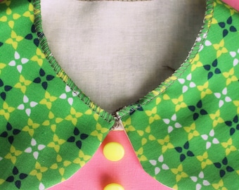 Apron "BALOCCO-Tondo Click" Classic collar-Kindergarten painting-Waldorf-Montessori-for children and adults