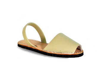 avarca sandals - beige - leather sandals, avarcas, espadrilles, leather avarcas, menorquinas, sandals, menorca sandals, espadrilles