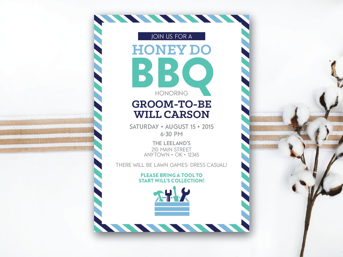 INSTANT DOWNLOAD wedding shower invite / groom shower