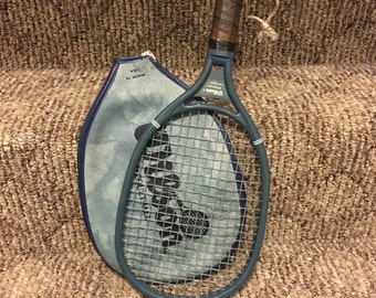vintage wilson "speed flex" racquetball racquet and cover | home decor | sports decor | wall decor | photo prop | 70s vintage
