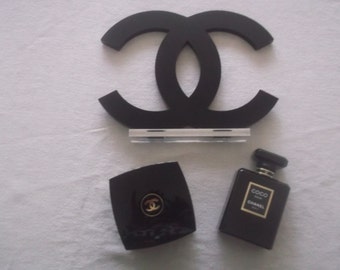 CC acrylic store display black