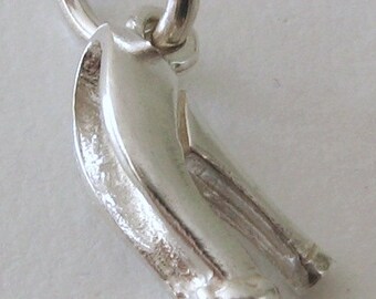 Genuine SOLID 925 STERLING SILVER High heel shoe charm/pendant