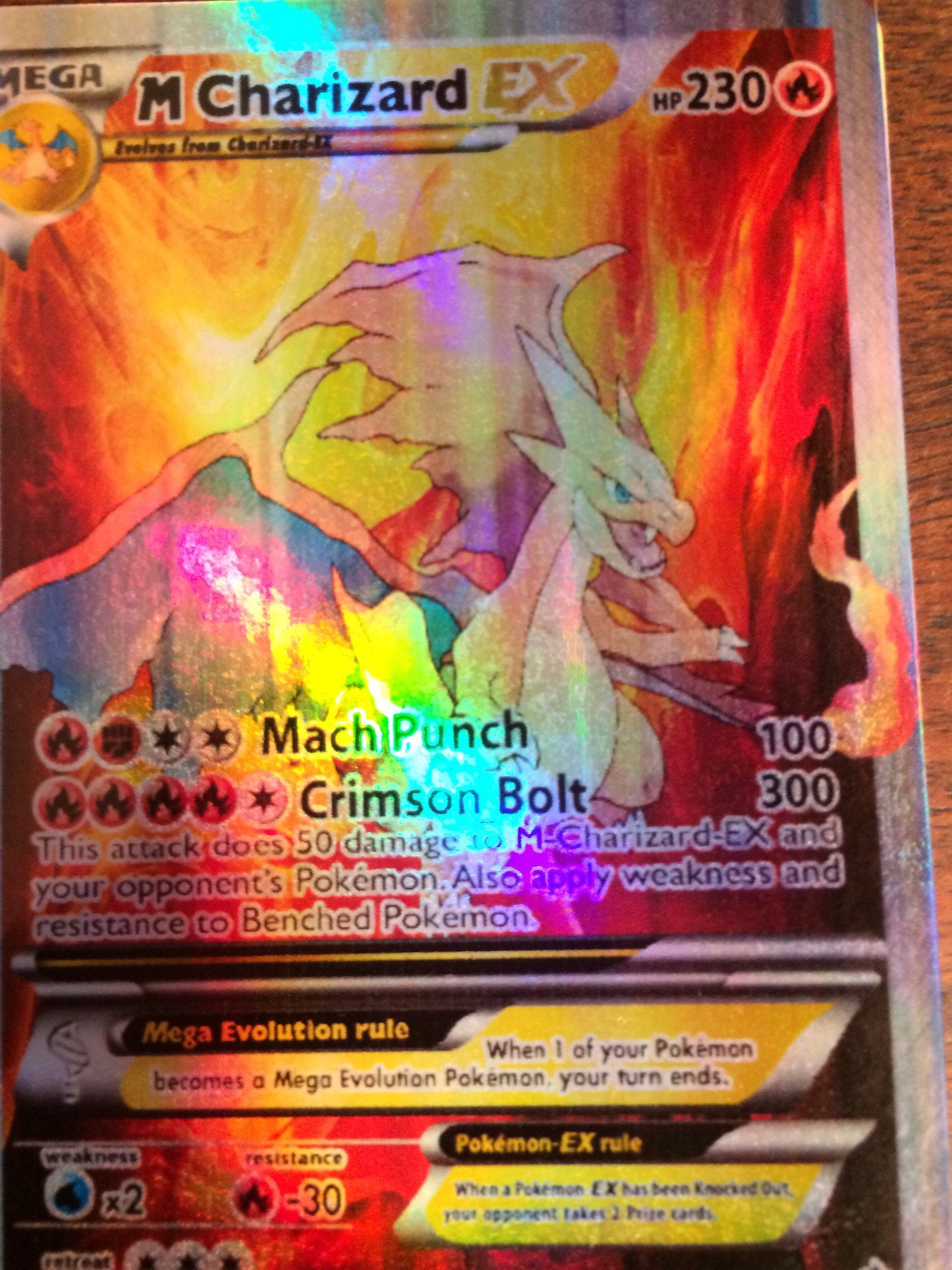 Mega charizard ex gx pokemon orica proxy card