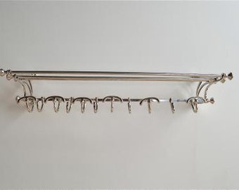 Superb large wall hanging luggage rack