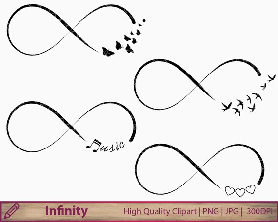 Download Infinity clipart love music butterfly swallow clip art