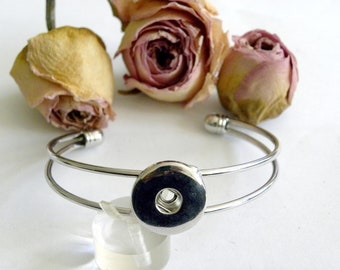 Bangle for nickel Silver snap