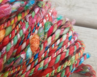 Handspun Spun Super Bulky Art Yarn