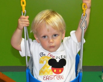 Oh Twodles Mister Mouse Birthday Shirt / Personalized / Oh toodles