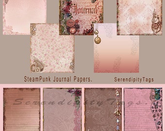Steampunk Journal Papers and Tags