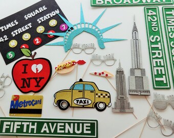 New York Clip Art Set-city clipart America USA travel