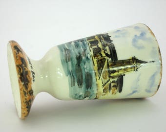 Each old decor handpainted - Port-lease landscape