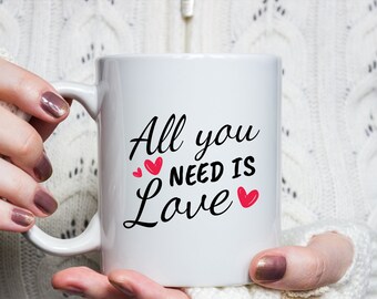 All You Need Is Love SVG Instant Download | Ideal for Cricut & Silhouette Machines | Trendy SVG File
