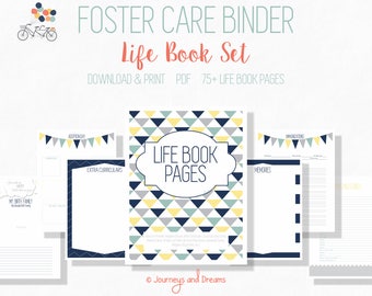 Foster Care Adoption Life Book . 75+ Pages! . 8.5x11 . PRINTABLE . DIGITAL DOWNLOAD . You Are My Sunshine Series