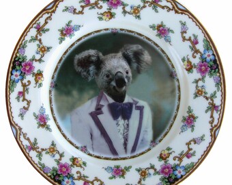 Kevin the Koala Portrait Plate 6.25"