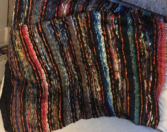 Victorian Silk Scrap Throw