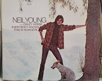 Neil Young Crazy Horse Everybody Knows This Is Nowhere Rock LP Cinnamon Girl Gatefold & Insert Respise