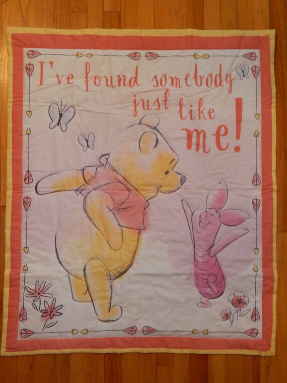 Baby Quilt/Winnie The Pooh/Baby Quilt Panel/Baby Quilt for Boy