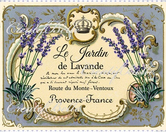 herbes de provence rustic french vintage lavender large