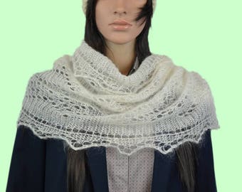 Mohair scarf handmade
