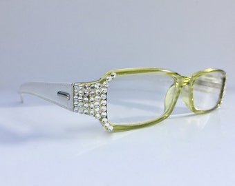 Reading glasses made with Swarovski Crystals +1.25 +1.50 +1.75 +2.00 +2.25 +2.50 +2.75