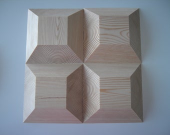 Clay Molds-Four 5 1/4" Square Wooden Press Bach Molds for Clay Hand Building- Use 1 or More to Create